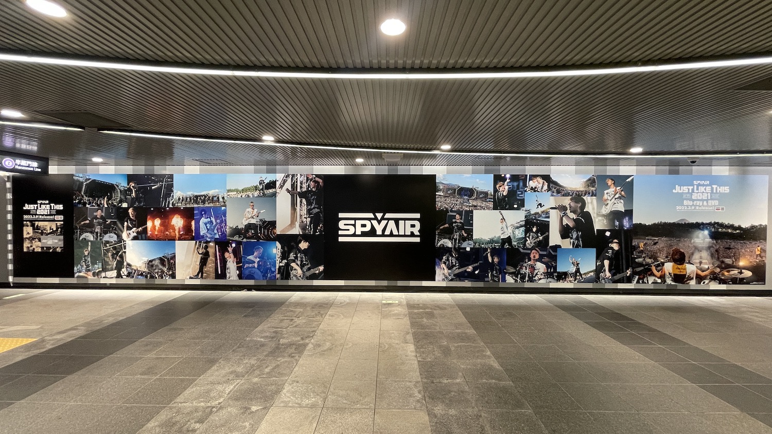 SPYAIR、コンサートDVD発売の告知を渋谷の交通広告で実施！｜SPACE MEDIA｜全国のOOHメディアと最新OOHニュースの総合情報サイト